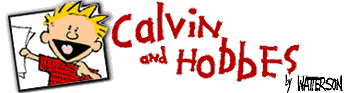 spiderpaws : Calvin and Hobbes banner